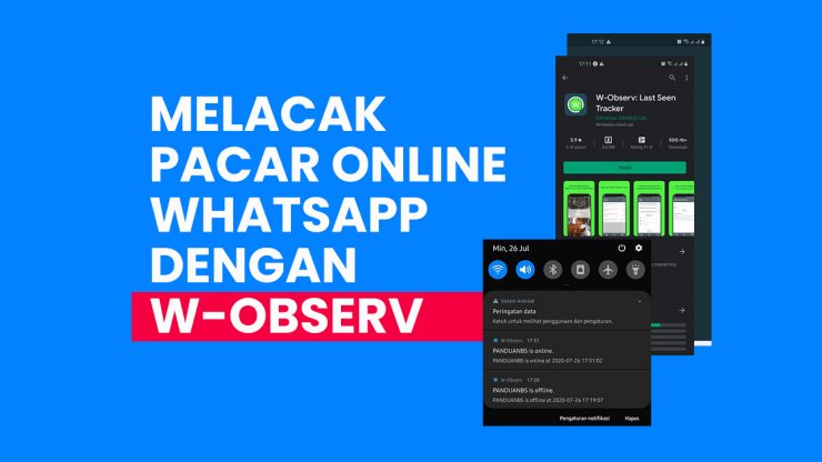 Melacak Pacar Sedang Online WhatsApp Kapan Saja Menggunakan W-Observ Last Seen Tracker copy