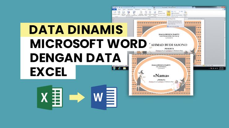 Buat Data Dinamis microsoft word dengan data excel PanduanBS